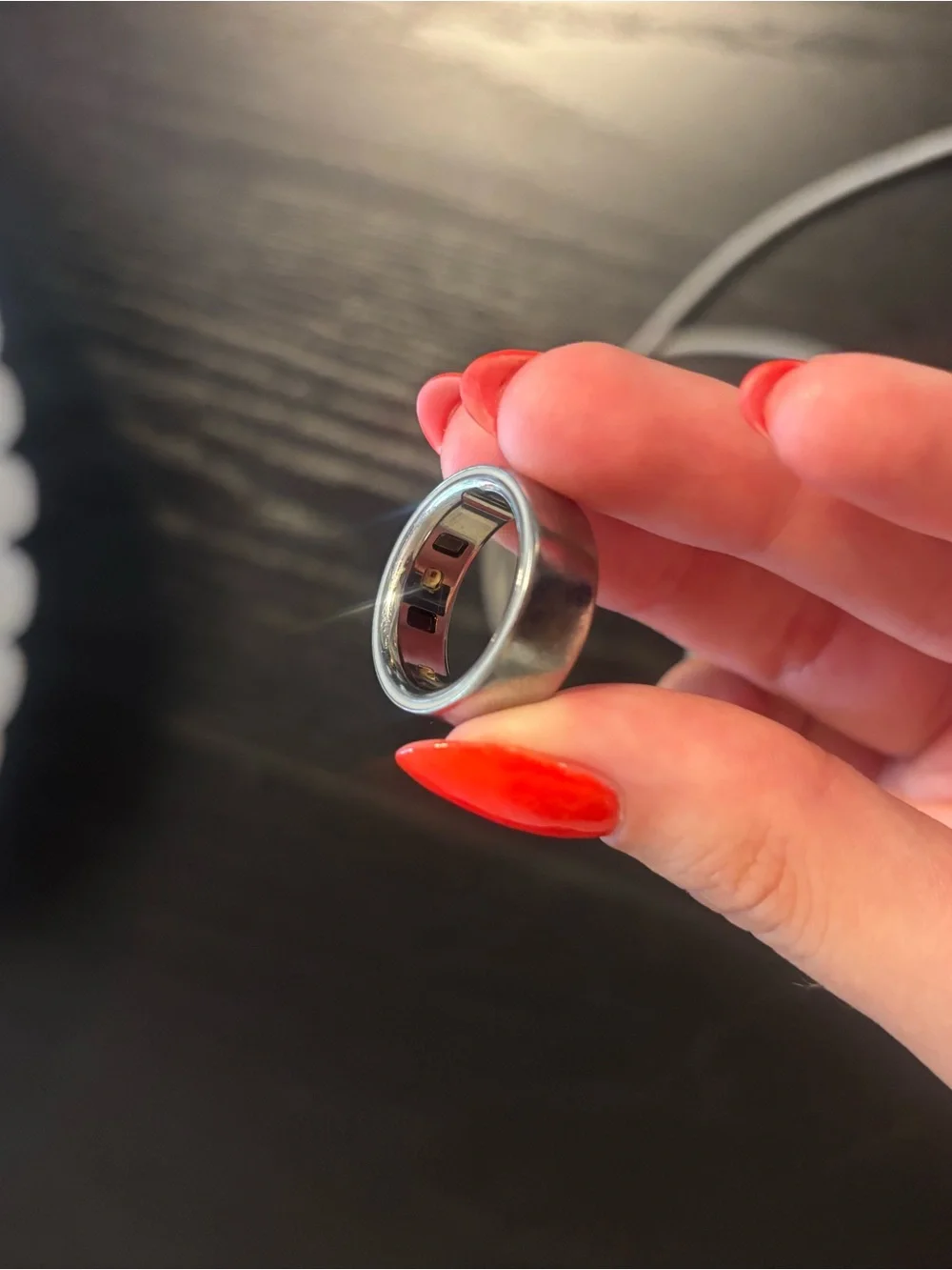 OURA RING GEN 4 SIZE 8 SILVER